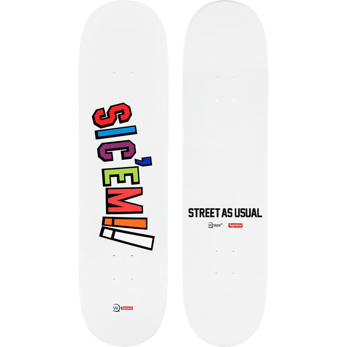 Sec Em Supreme®/WTAPS® Sic'em! Skateboard - Supreme Community